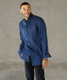 Shawl Collar Light Khadi Cotton Shirt