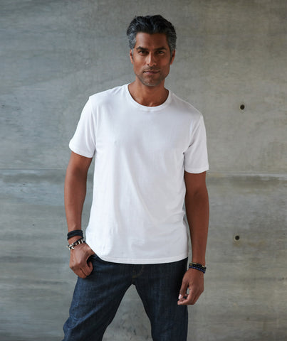 Short Sleeve Crew Neck Pima Cotton T-Shirt - 