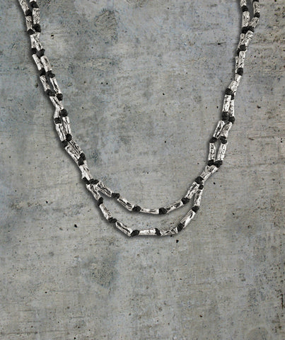 Prayer Silver Bead Wrap Bracelet Necklace - Best Dressed Monk