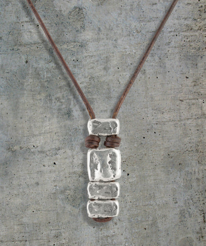 Skipping Stone Cord Pendant - Best Dressed Monk